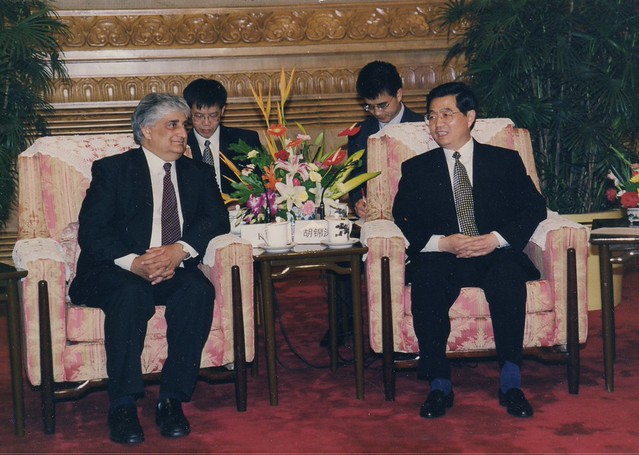 Bilateral discussion with the President of China in Beijing